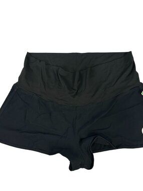 Roxy Womens 4-Way Stretch Black Athletic Shorts Sz Large Lightweight Activewear